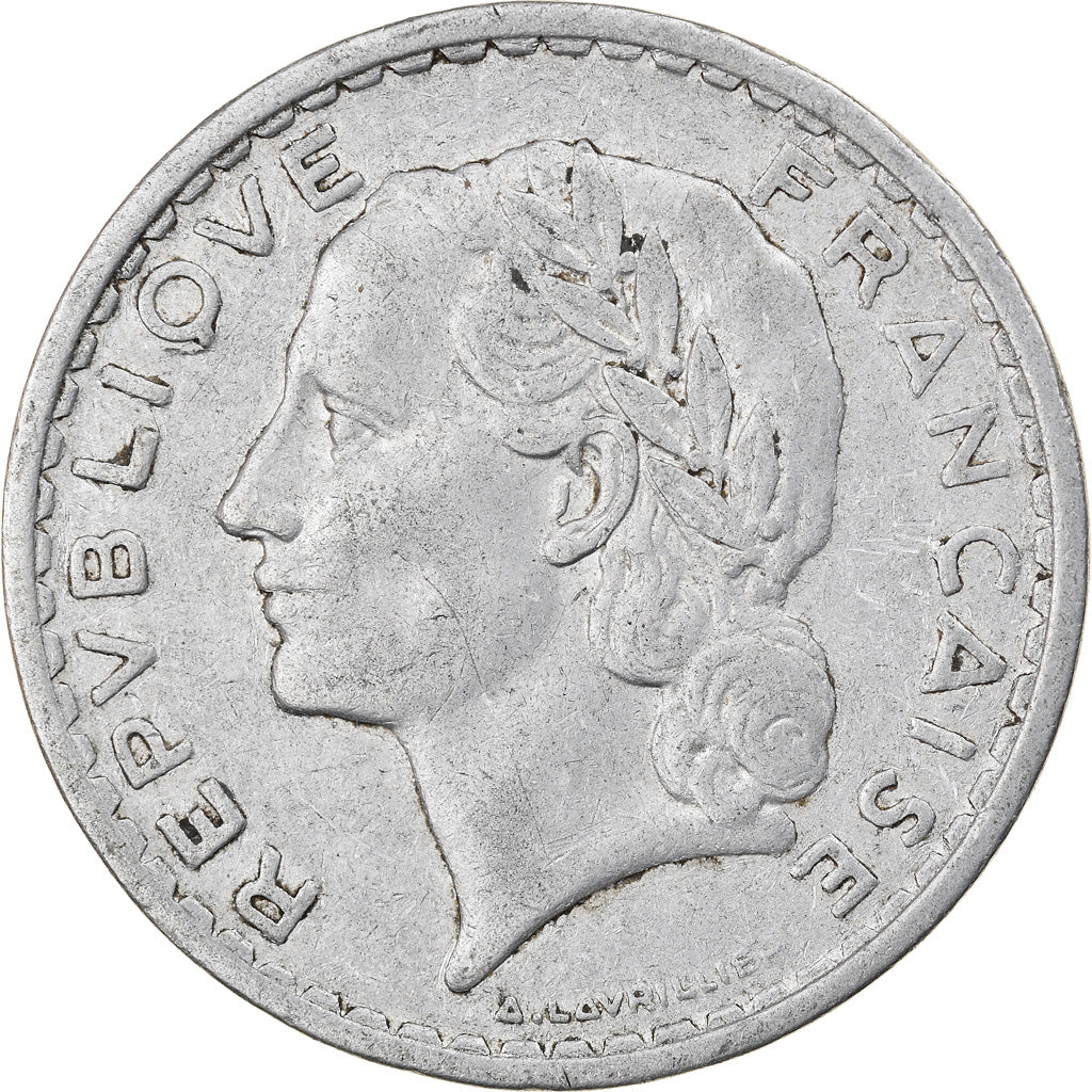 Coin, France, Lavrillier, 5 Francs, 1950, Beaumont - Le Roger, VF(30-35)