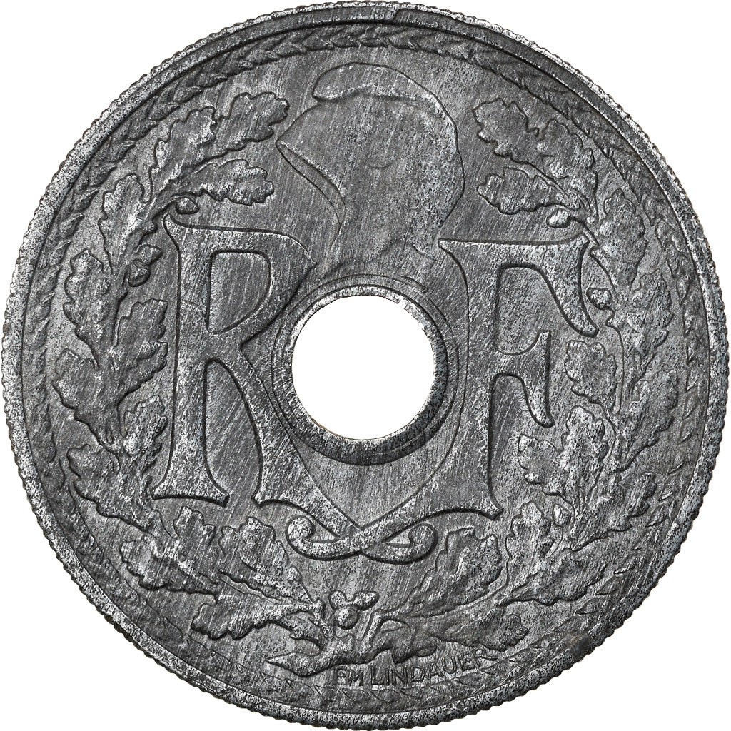 Coin, France, Lindauer, 20 Centimes, 1945, Paris, EF(40-45), Zinc, KM:907.1