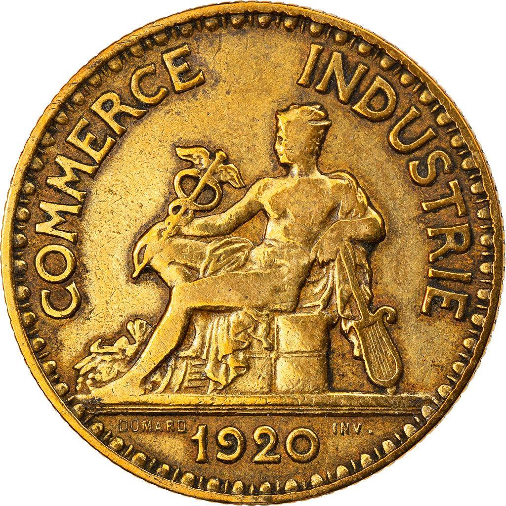 Moeda, França, Chambre de commerce, 2 Francs, 1920, Paris, VF(30-35)