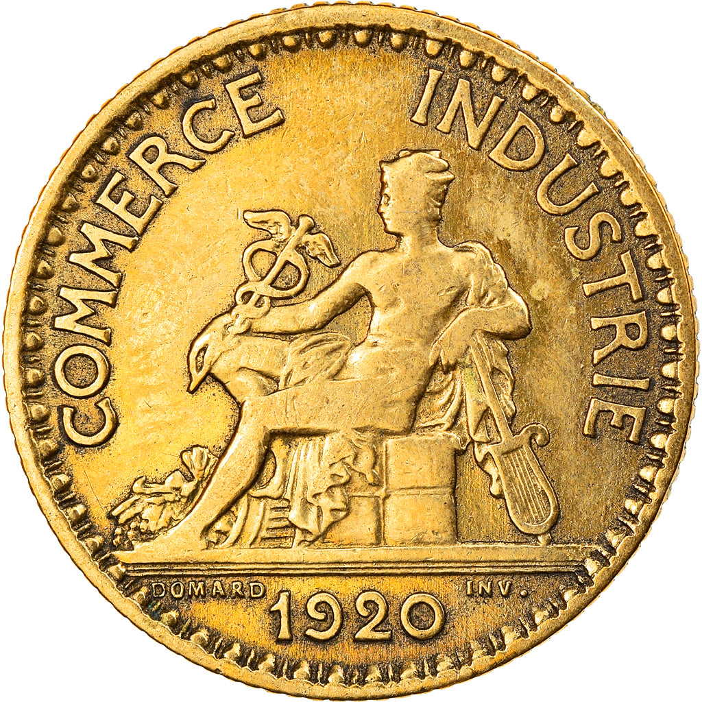 Moeda, França, Chambre de commerce, Franc, 1920, Paris, VF(30-35)