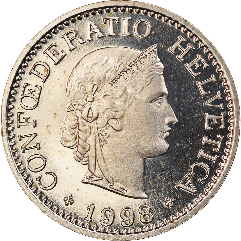 Monnaie, Suisse, 10 Rappen, 1998, Bern, FDC, Copper-nickel, KM:27