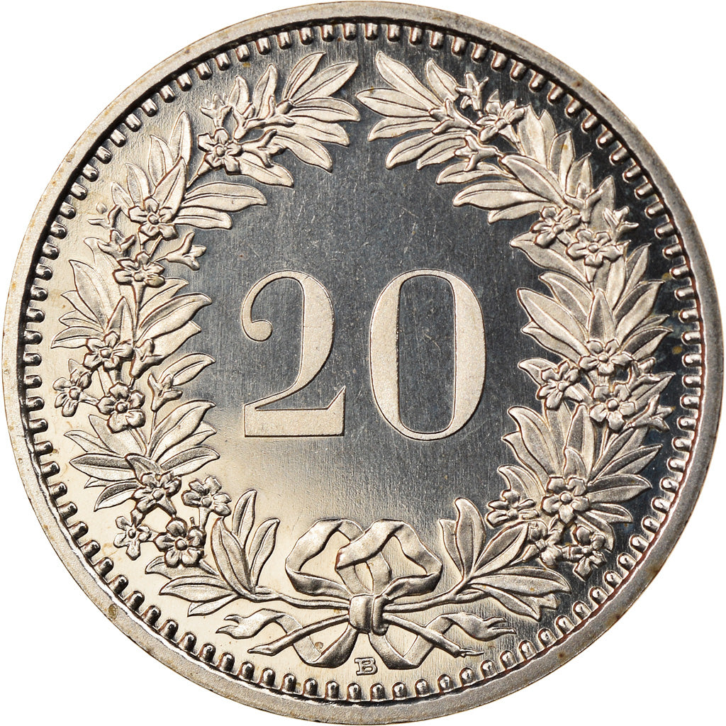 Monnaie, Suisse, 20 Rappen, 1998, Bern, FDC, Copper-nickel, KM:29a