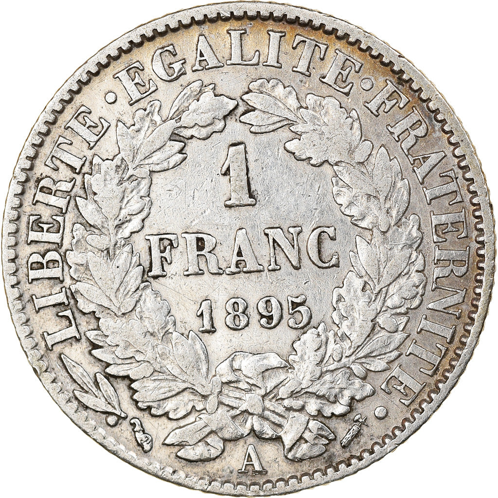 Monnaie, France, Cérès, Franc, 1895, Paris, TTB, Argent, Gadoury:465a