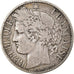 Coin, France, Cérès, Franc, 1872, Paris, VF(20-25), Silver, KM:822.1