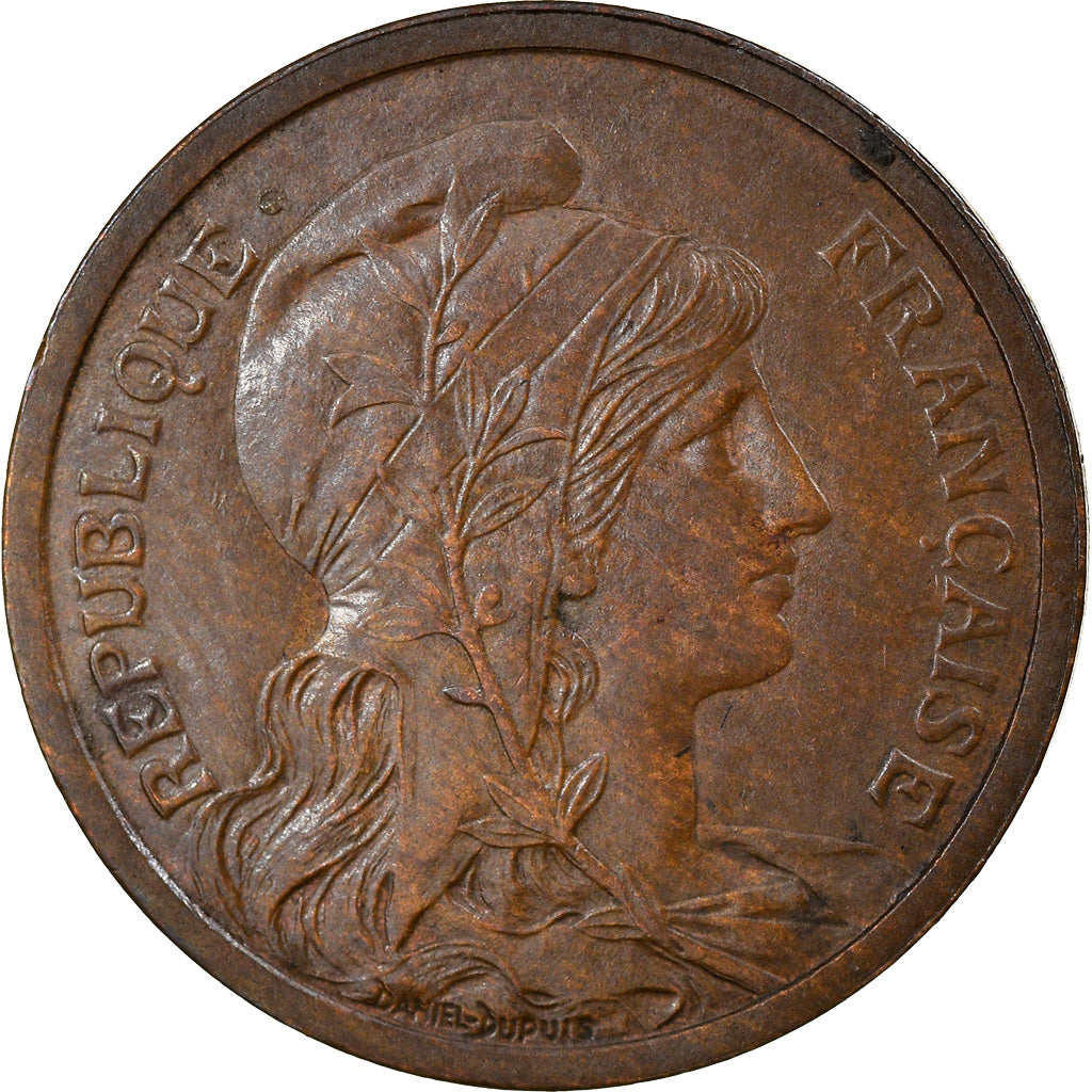 Monnaie, France, Dupuis, 2 Centimes, 1898, Paris, TB+, Bronze, Gadoury:107