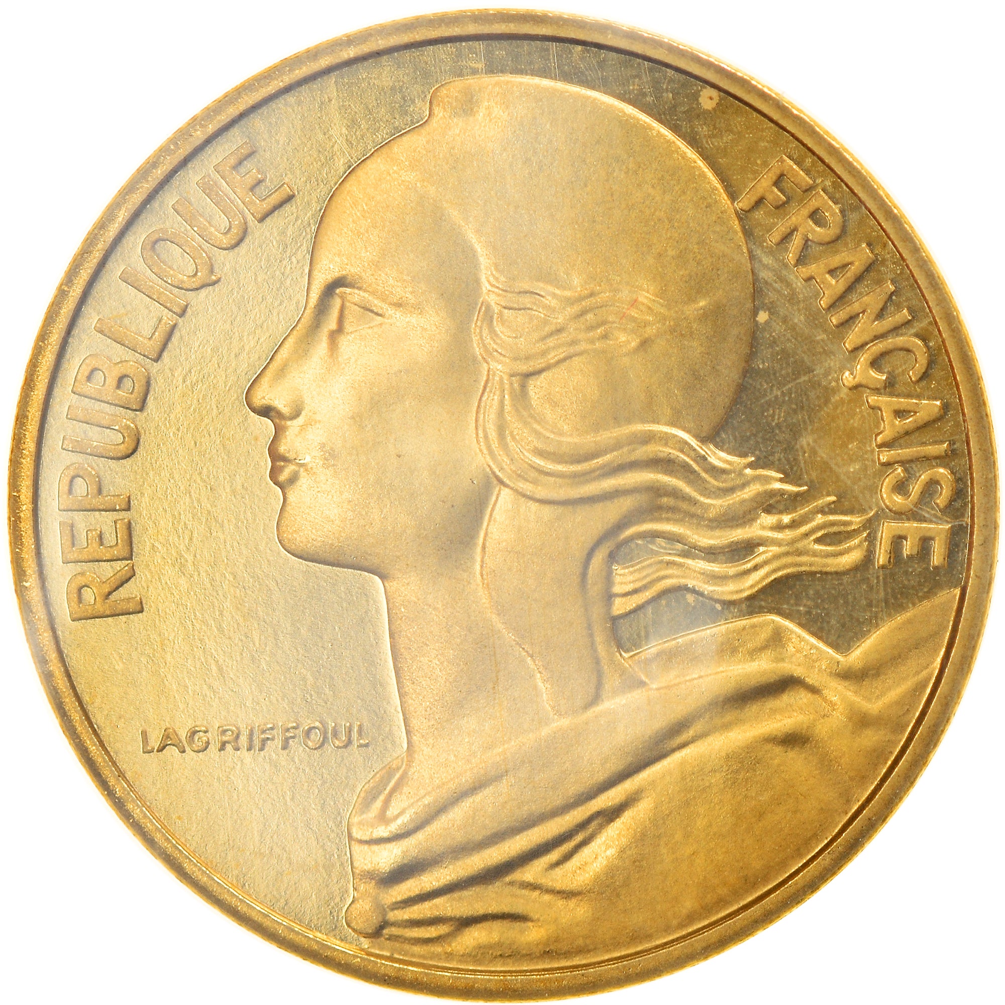 Monnaie, France, 10 Centimes, 1968, FDC, Aluminum-Bronze, KM:P392, Gadoury:46.P1