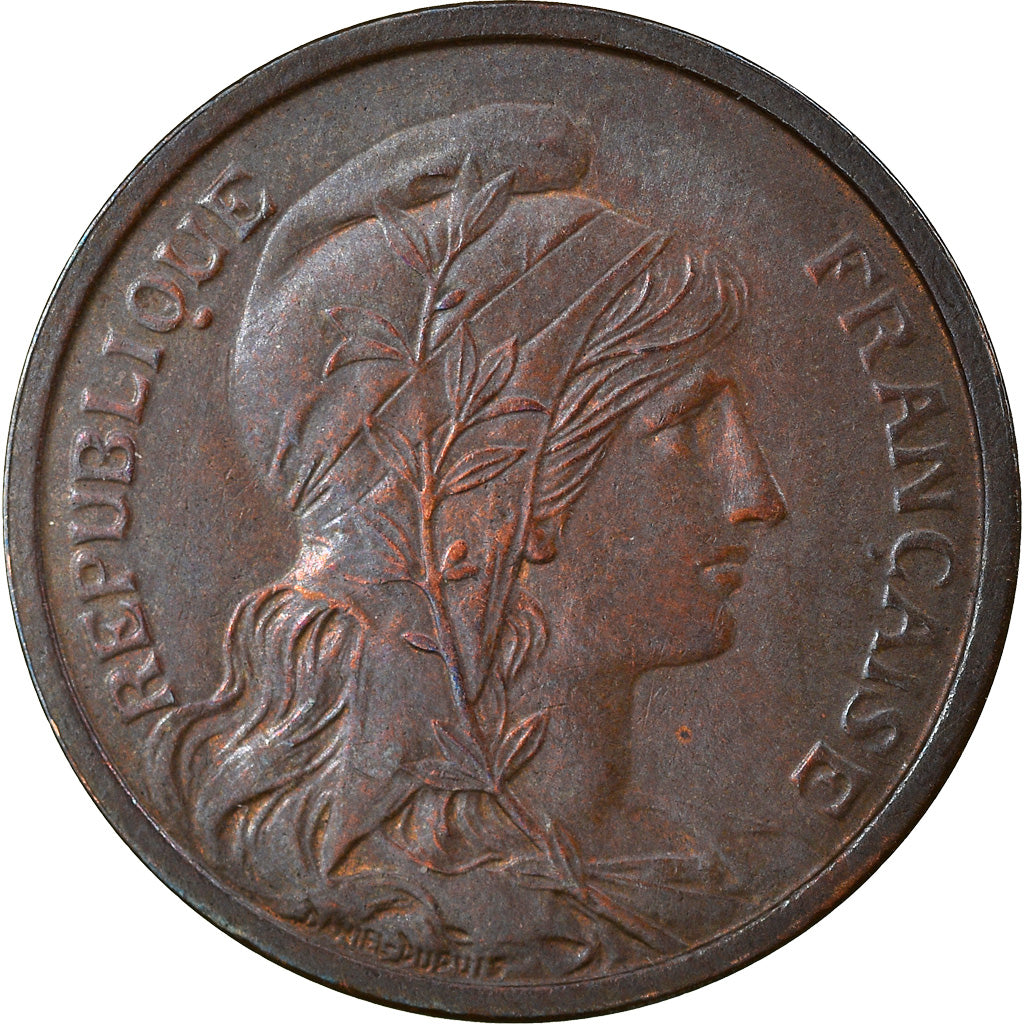 Monnaie, France, Dupuis, 2 Centimes, 1919, Paris, TTB, Bronze, Gadoury:107