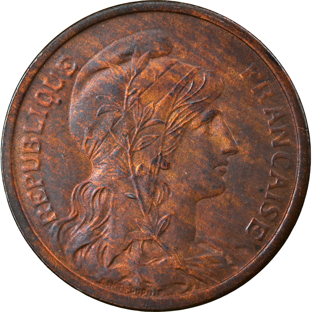 Monnaie, France, Dupuis, 2 Centimes, 1920, Paris, TTB, Bronze, Gadoury:107