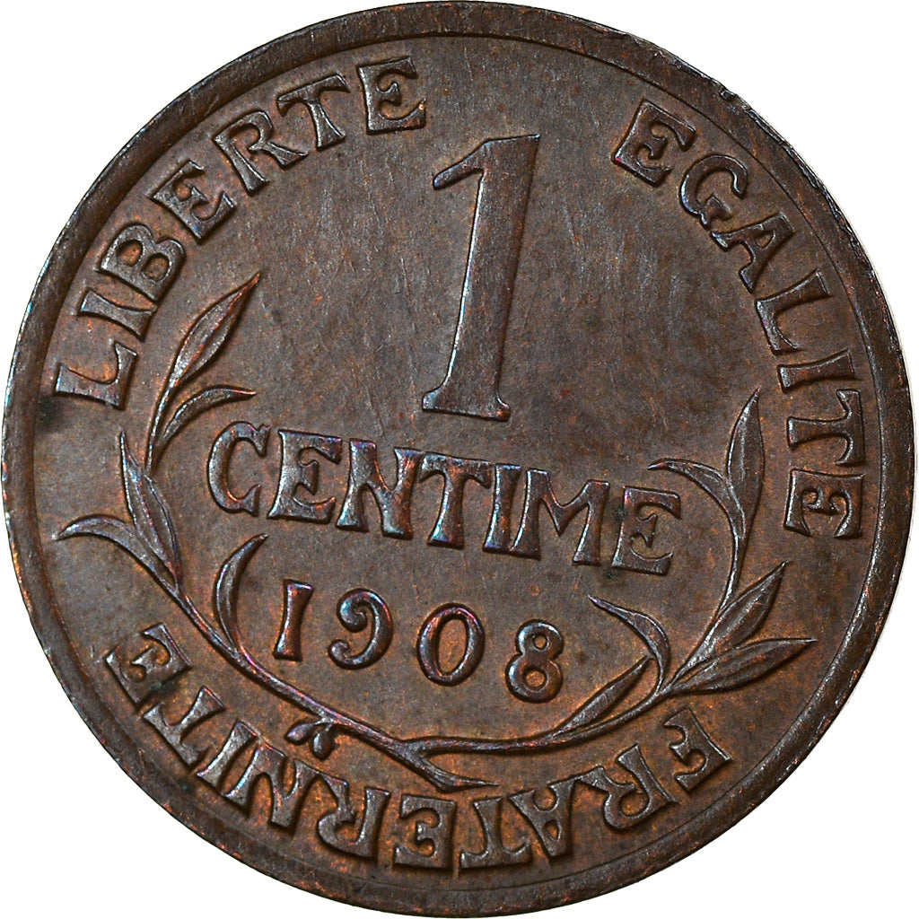 Coin, France, Dupuis, Centime, 1908, Paris, EF(40-45), Bronze, KM:840