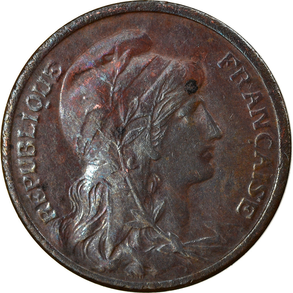 Moneta, Francia, Dupuis, Centime, 1910, Paris, BB, Bronzo, KM:840, Gadoury:90