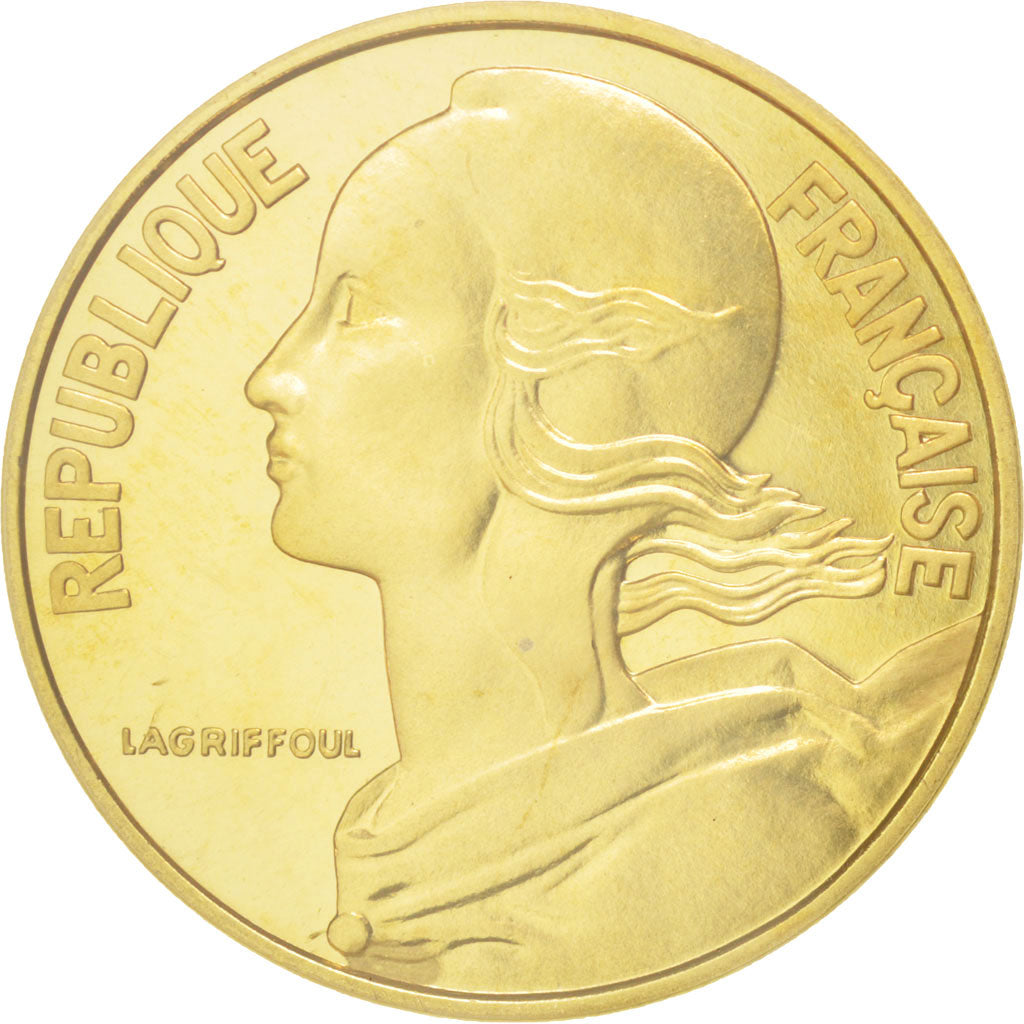 Coin, France, 20 Centimes, 1968, MS(65-70), Aluminum-Bronze, KM:P395