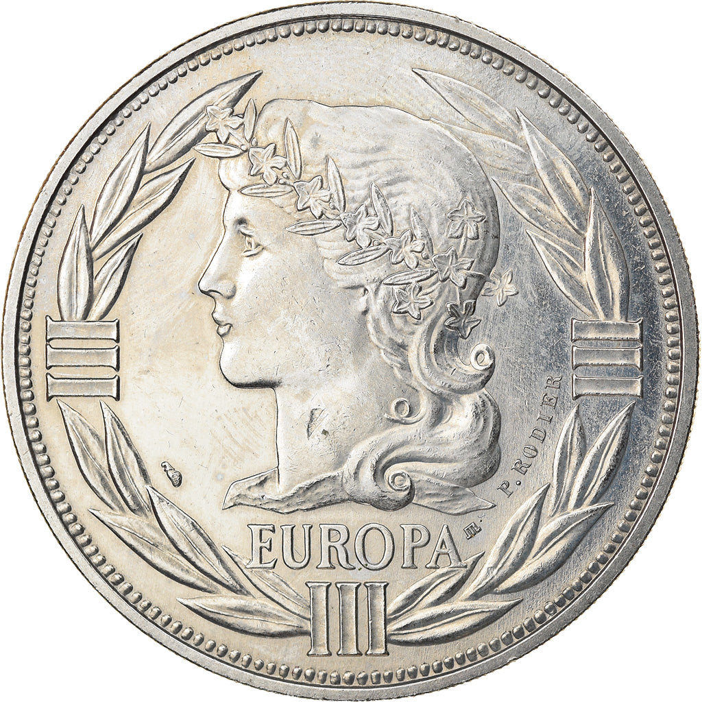 France, Medal, Ecu Europa, Marianne, Politics, Society, War, 1985, Rodier