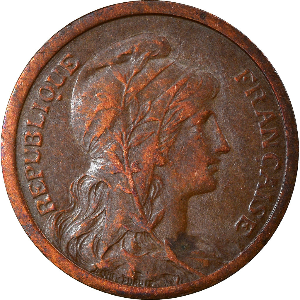 Moneda, Francia, Dupuis, Centime, 1913, Paris, MBC, Bronce, KM:840, Gadoury:90