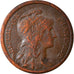 Moneda, Francia, Dupuis, Centime, 1913, Paris, MBC, Bronce, KM:840, Gadoury:90