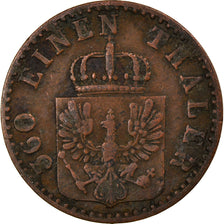 Moeda, Estados Alemães, PRUSSIA, Wilhelm I, Pfennig, 1864, Berlin, VF(30-35)