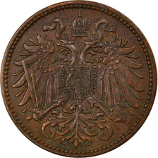 Moeda, Áustria, Franz Joseph I, 2 Heller, 1906, EF(40-45), Bronze, KM:2801