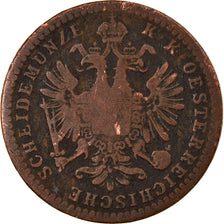 Coin, Austria, Franz Joseph I, Kreuzer, 1860, VF(30-35), Copper, KM:2186