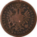 Coin, Austria, Franz Joseph I, Kreuzer, 1860, VF(30-35), Copper, KM:2186