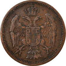 Moneta, Serbia, Peter I, 2 Pare, 1904, BB, Bronzo, KM:23