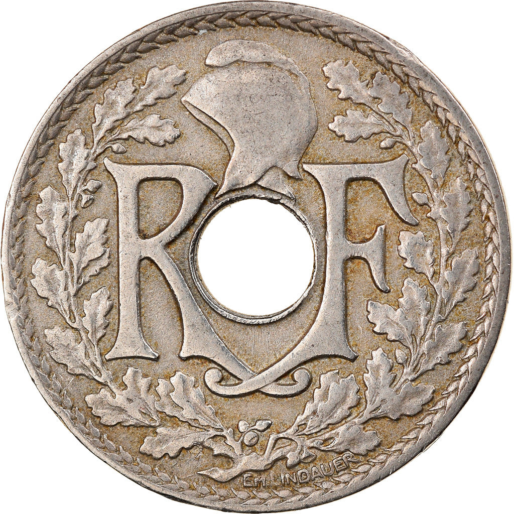 Monnaie, France, Lindauer, 25 Centimes, 1919, TB+, Copper-nickel, Gadoury:380