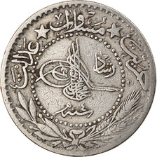 Moneta, Turchia, Muhammad V, 20 Para, 1912/AH1327/4, Qustantiniyah, BB, Nichel