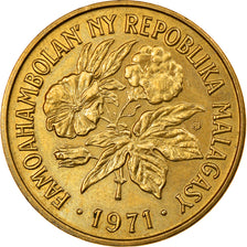 Monnaie, Madagascar, 20 Francs, 4 Ariary, 1971, Paris, SUP, Aluminum-Bronze