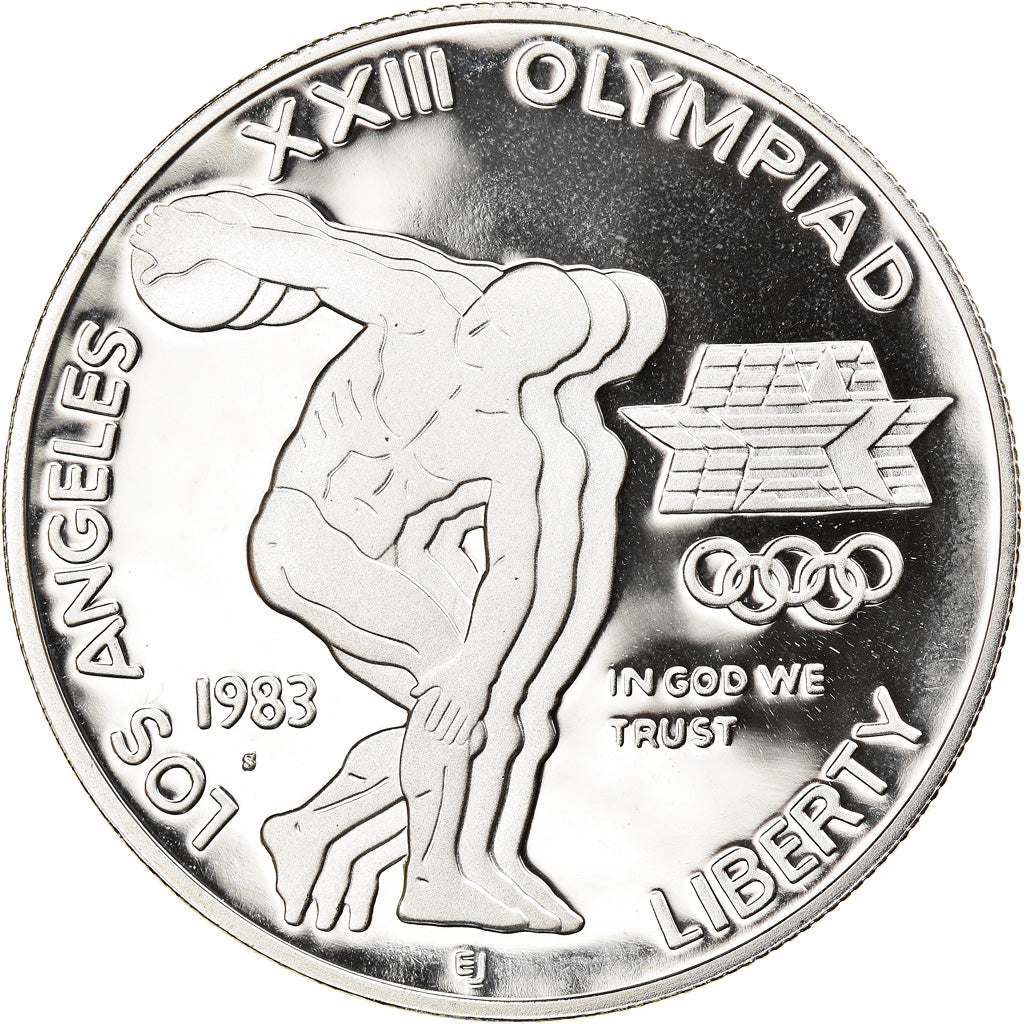 Coin, United States, Dollar, 1983, U.S. Mint, San Francisco, Proof, MS(65-70)