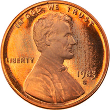 Moneta, Stati Uniti, Lincoln Cent, Cent, 1983, U.S. Mint, San Francisco, Proof