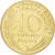 Moneta, Francja, 10 Centimes, 1972, MS(65-70), Aluminium-Brąz, KM:P443