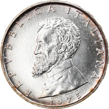 Munten, Italië, 500 Lire, 1975, Rome, UNC-, Zilver, KM:104