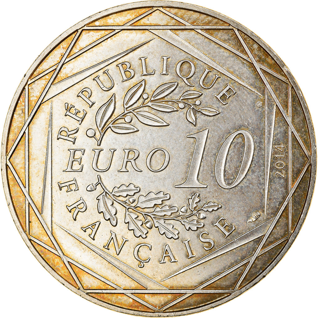 Francia, 10 Euro, Fraternité Automne Sempé, 2014, Paris, SPL-, Argento