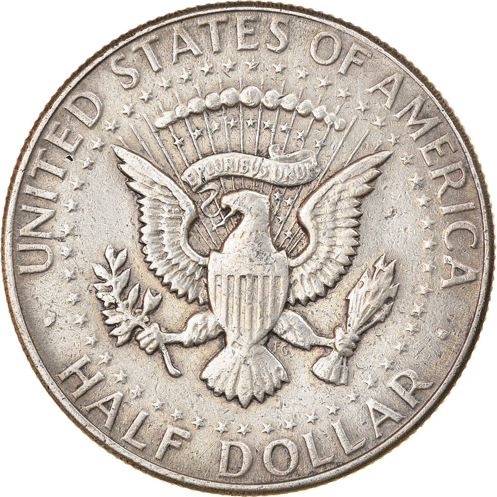 Moeda, Estados Unidos da América, Kennedy Half Dollar, Half Dollar, 1964, U.S.