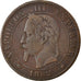 Moneda, Francia, Napoleon III, Napoléon III, 2 Centimes, 1862, Paris, BC+