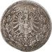 Monnaie, GERMANY - EMPIRE, Wilhelm I, 50 Pfennig, 1877, Muldenhütten, TB