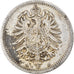 Moneda, ALEMANIA - IMPERIO, Wilhelm I, 50 Pfennig, 1876, Munich, BC+, Plata