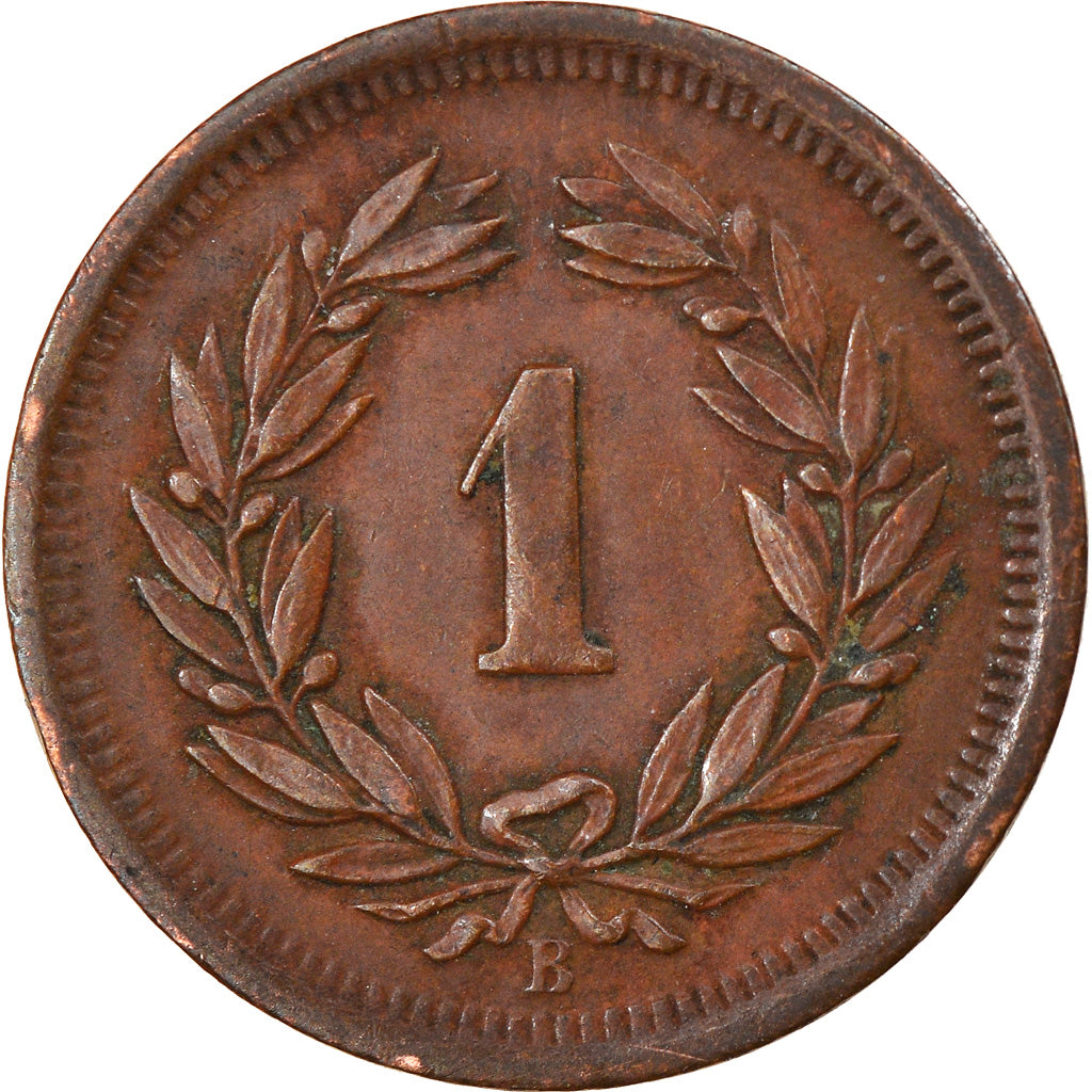 Moneta, Svizzera, Rappen, 1905, Bern, BB, Bronzo, KM:3.2