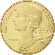 FRANCE, 20 Centimes, 1973, KM #P470, MS(65-70), Aluminum-Bronze, Gadoury...