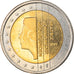 Niederlande, 2 Euro, 1999, Utrecht, UNZ, Bi-Metallic, KM:241