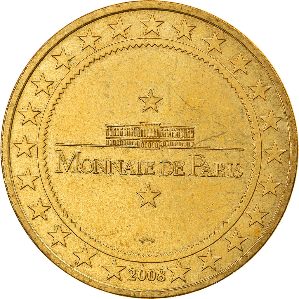 Francia, Token, Jetón turístico, Rouen - Armada, 2008, MDP, MBC, Aluminio y