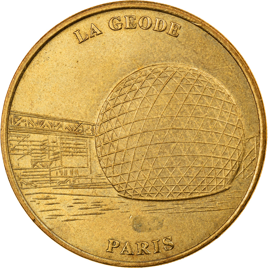 Francia, Token, Jetón turístico, Paris - La Géode n° 2, 2002, MDP, MBC