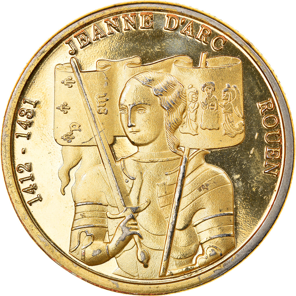 France, Jeton, Jeton Touristique, Rouen - Jeanne d'Arc - 1412-1431, Souvenirs et