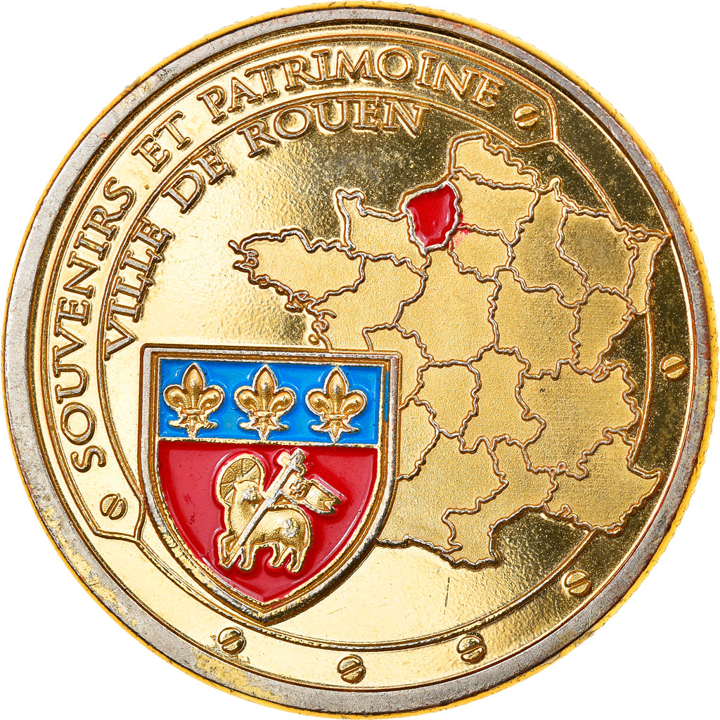 France, Jeton, Jeton Touristique, Rouen - Jeanne d'Arc - 1412-1431, Souvenirs et