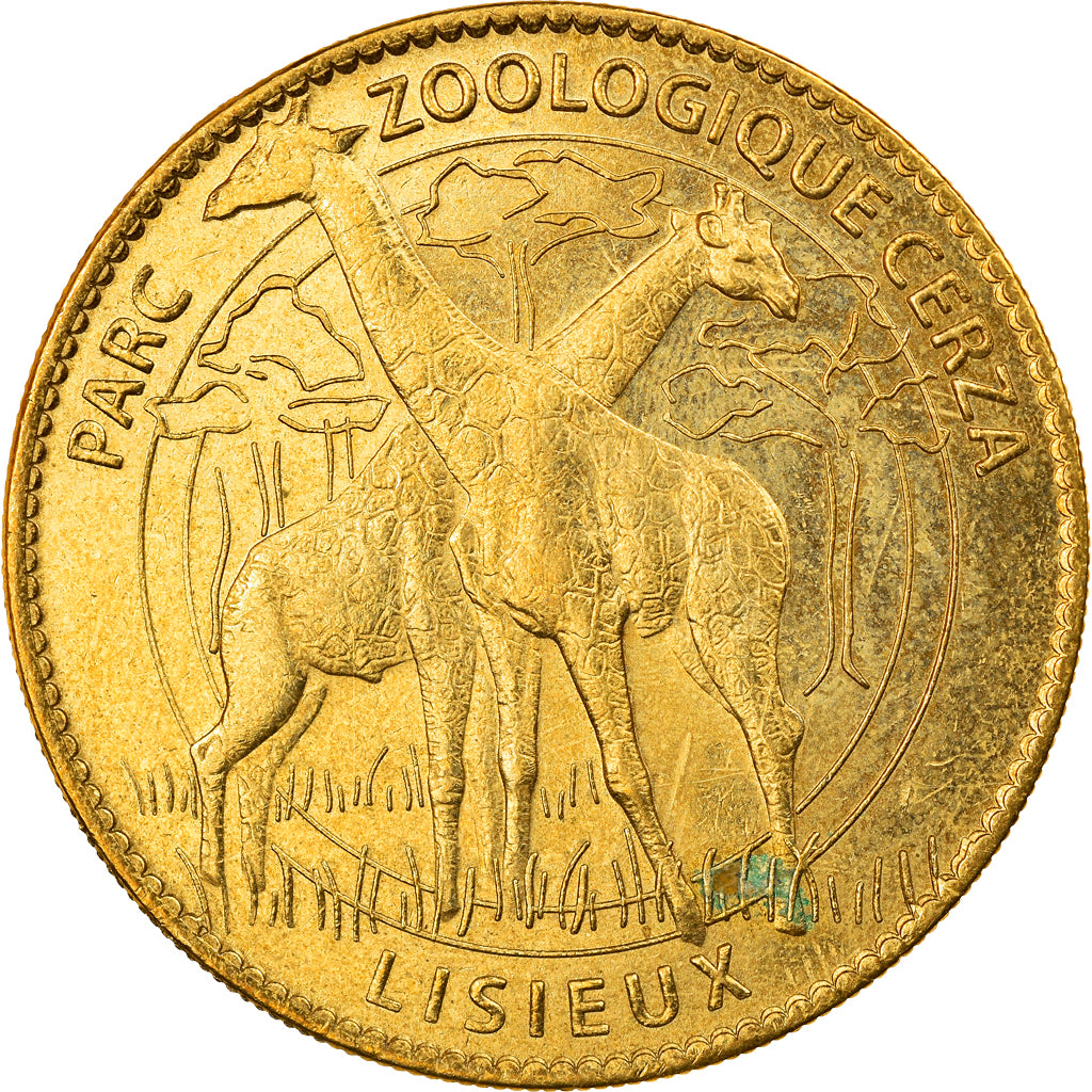 Francia, Token, Jetón turístico, Lisieux - Zoo de Cerza  n°2, 2014, Arthus