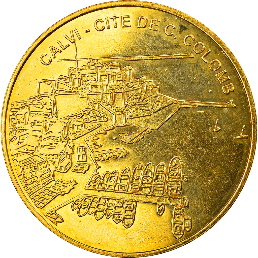 France, Token, Touristic token, Calvi - Cité de Christophe Colomb, Martineau et