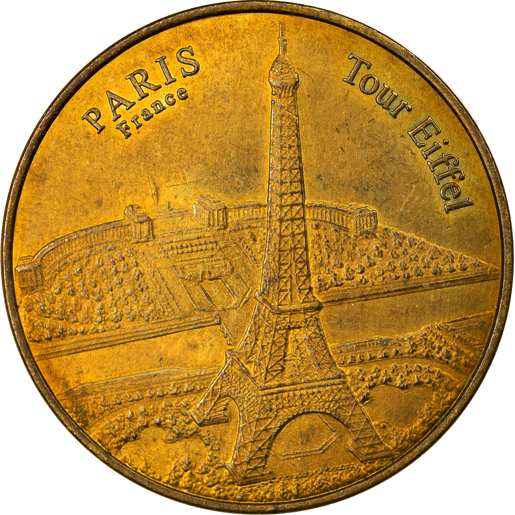 França, Token, Token Turístico, Paris - La Tour Eiffel, Médaille de