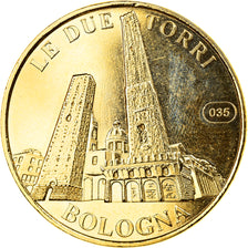 Italy, Token, 2004, Bologne - Les deux tours, AU(55-58), Cupro-nickel Aluminium
