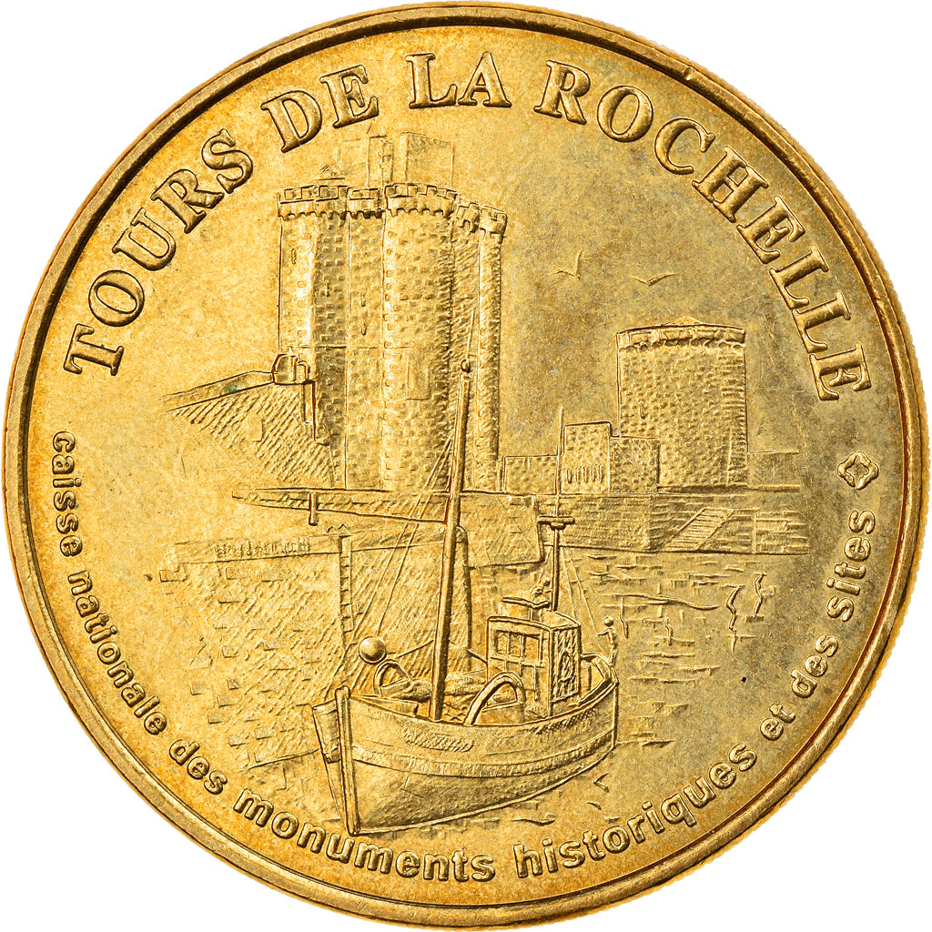 Francia, Token, Touristic token, La Rochelle - Les Tours n°1, 1999, MDP, BB