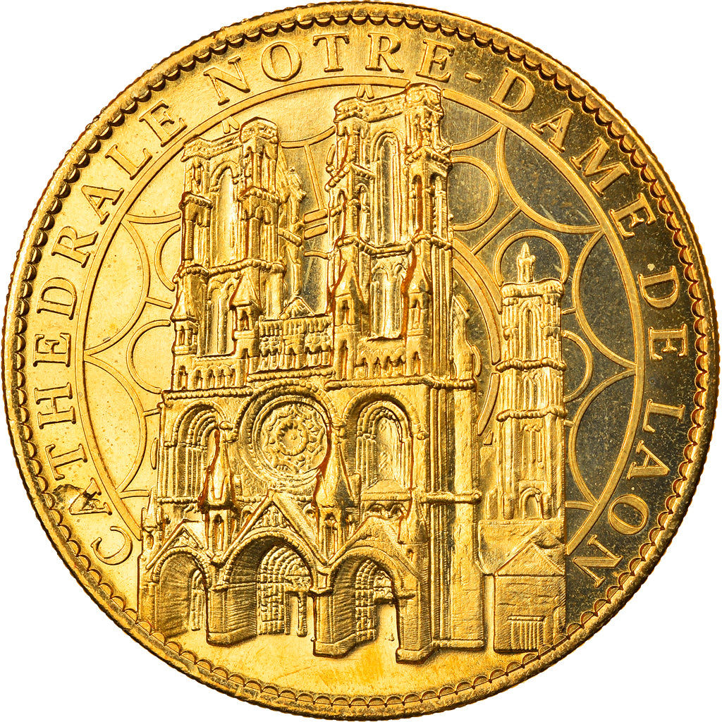 France, Jeton, Laon - Cathédrale Notre Dame, 2012, Arthus Bertrand, SUP