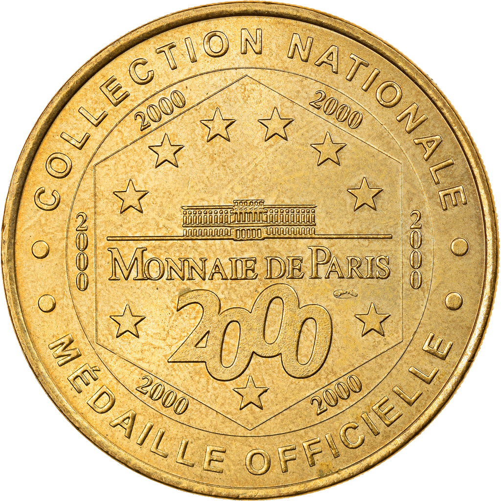 Francja, Token, Żeton turystyczny, 17/ Zoo de la Palmyre - Eléphants, 2000