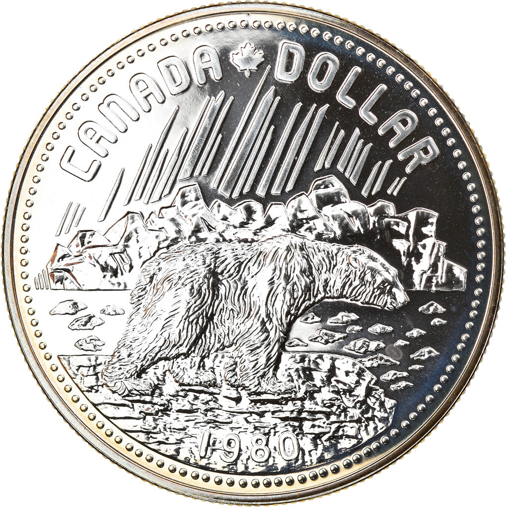 Monnaie, Canada, Elizabeth II, Dollar, 1980, Royal Canadian Mint, Ottawa, FDC